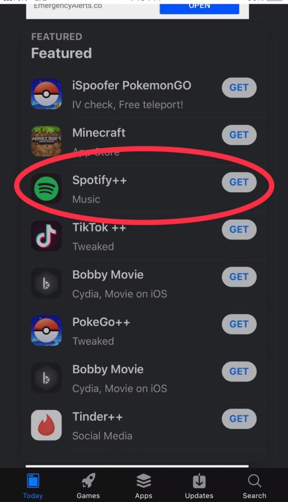 Spotify premium hack ios
